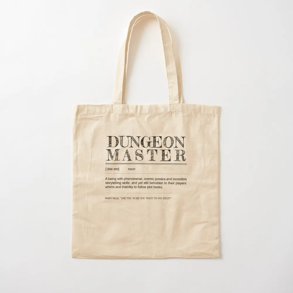 

Dungeon Master Definition Tote Bag