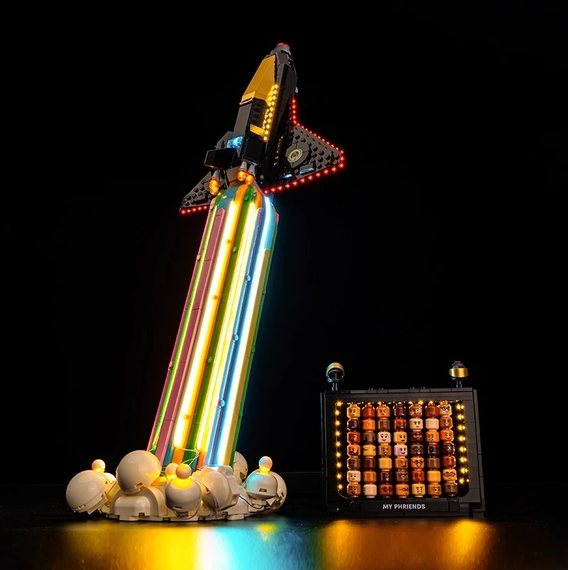 مجموعة إضاءة LED بدون نموذج مناسبة لـ LEGO فوق القمر مع Pharrell Williams 10391 (باستثناء مكعبات البناء) #6