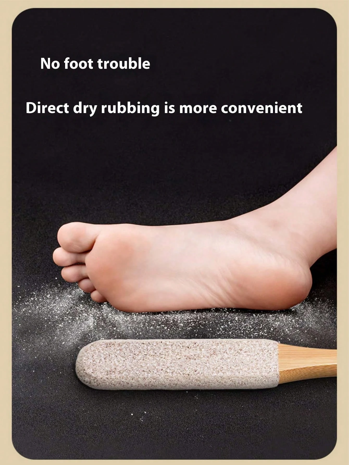 1/2Pcs Foot Cleaning File Tool Foot Grinder, Double-Sided Professional Pedicure Tool To Remove Dead Skin Cracks,Remove Dead Skin