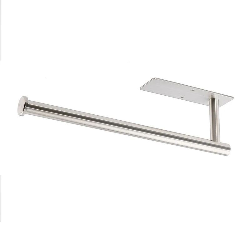 

Квадратный круглый шкаф из нержавеющей стали, кухонная вешалка для салфеток без перфорации, Стандартная вешалка, вешалка для салфеток 304