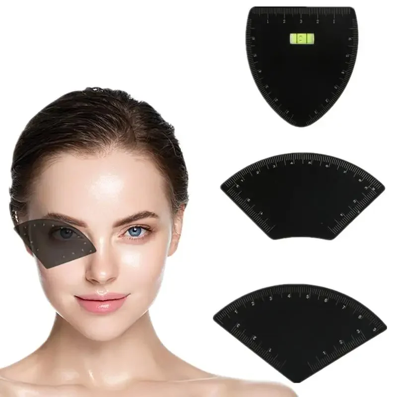 2/3pcs Fast Drawing Eyebrow Design Ruler Microblading Mapping Tool Shaping Permanent Makeup Drawing Guide Ruler Tattoo