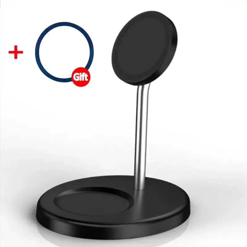 2 in 1 Magnetic Wireless Charger Stand 15W Phone Charging Station Dock For iPhone 15 14 13 12 Pro Max AirPods Fast Chargers image 6