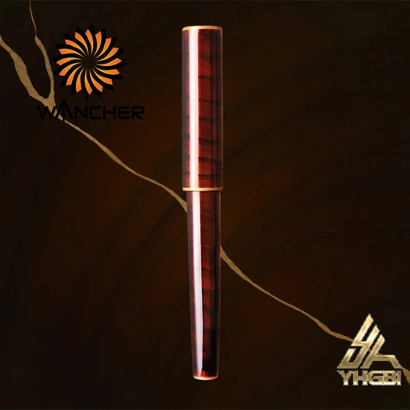 Japanese WANCHER Tsugaru Lacquer White Sandalwood Paint Masterpiece Handmade Painting Lacquer Pen