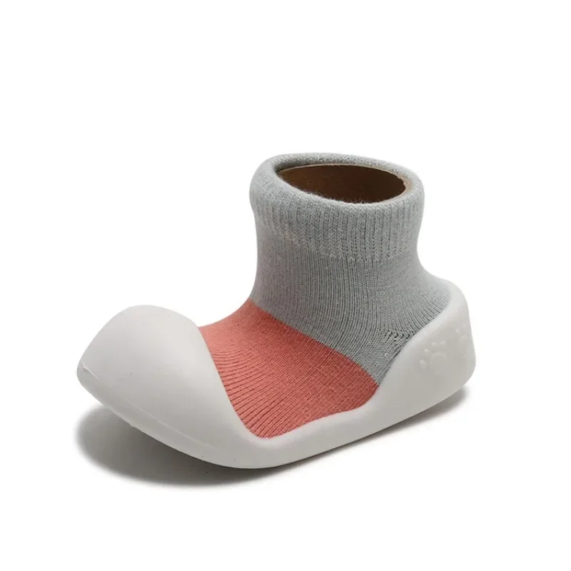 Chaussures de Marche pour Bébé, Chaussettes de Sol Colorées, Semelle Souple, Antidérapante, Respirantes, pour Garçon et Fille, Nouvelle Collection Automne