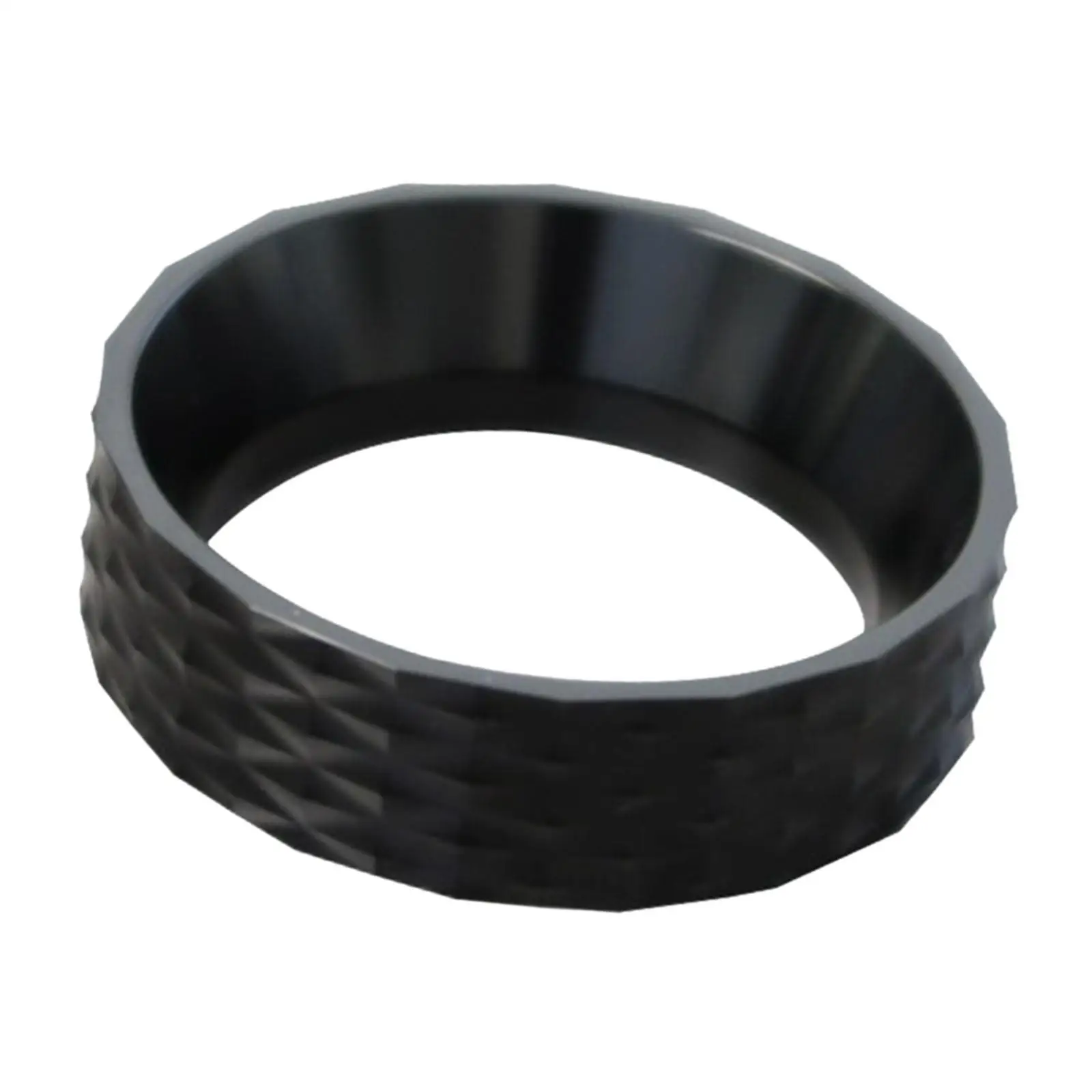 Espresso Dosing Funnel 53mm Coffee Powder Ring Rustproof Aluminum Barista Accessory for Home Cafe