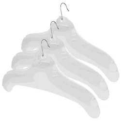 3 Pcs Drying Rack Travel Hanger Inflatable Hangers Pendant Coat White Clothes Shirt For Closet Plastic Pendant Drying