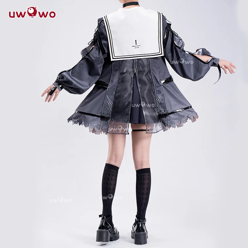 재고 있음 UWOWO 치사 코스프레 게임 Wuthering Waves 치사 코스프레 의상 S-3XL 할로윈 의상