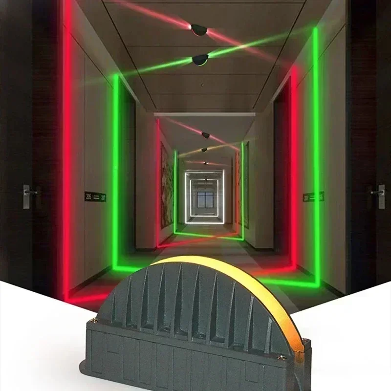 Quadro da porta do diodo emissor de luz holofote ao ar livre & interior feixe de iluminação lâmpada de parede corredor linha do hotel luzes de