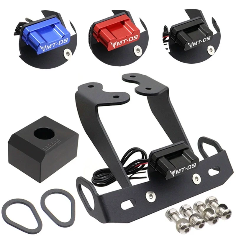 

For YAMAHA MT-09/SP FZ-09 2017-2020 Motorcycle License Plate Holder LED Light Tail Tidy Fender Eliminator MT09 MT09SP MT-09SP