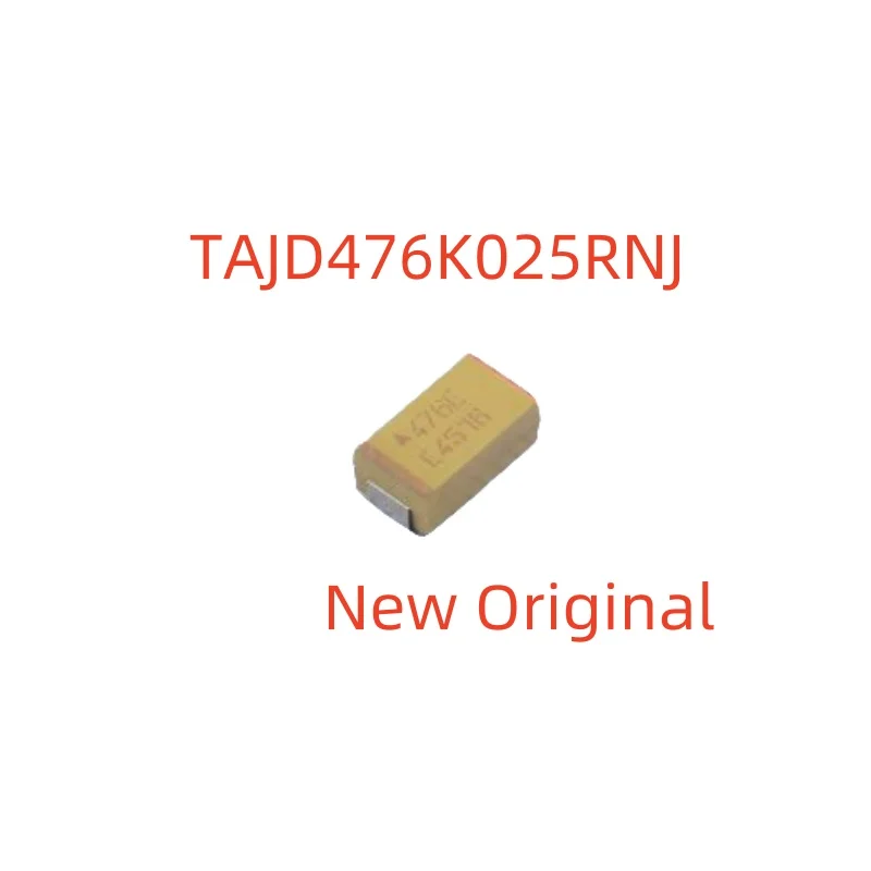 

20-100piece New Original TAJD476K025RNJ CASE-D-7343 47uF ±10% 25V SMD Standard Tantalum Capacitors