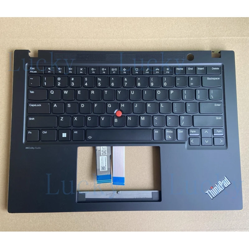 

f New Palmrest Upper Case US Backlit KB WWAN For ThinkPad T14s Gen3 21BR 21BS
