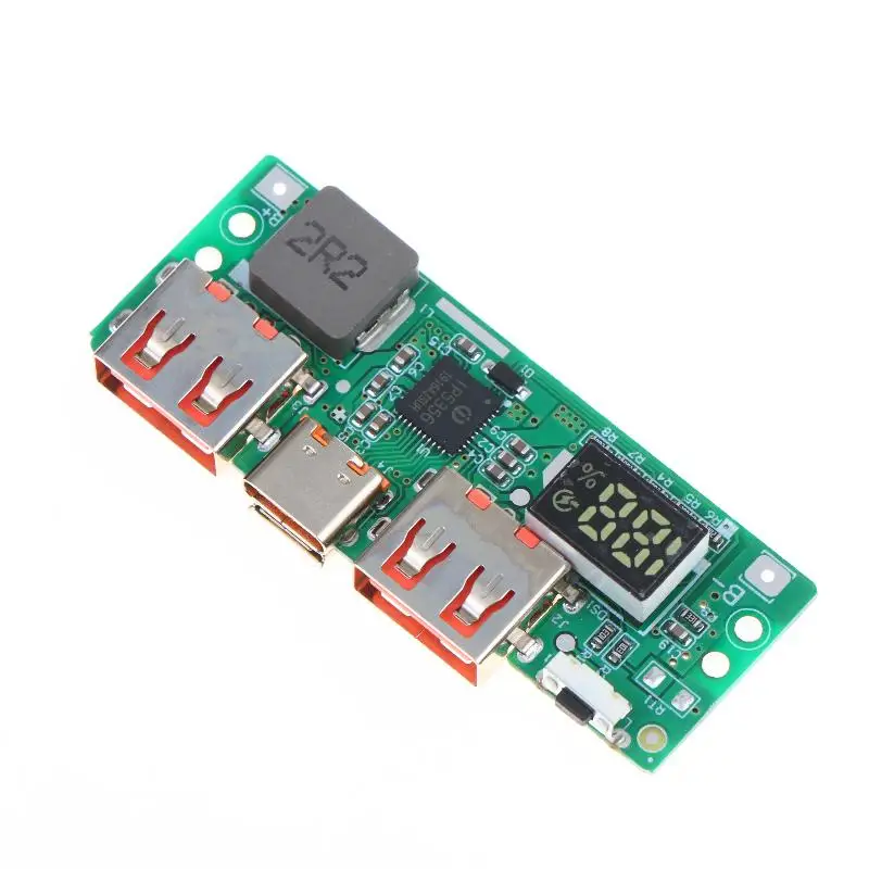 IP5356 Fast Charge Module with Digital Display QC/PD3.0 Support for Lithium Battery Compact Stable Industrial Power Module