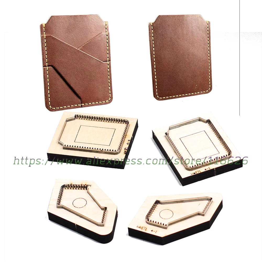 

Knife mold for DIY leather craft cardholder cutting dies steel rule cutter 100x75mm