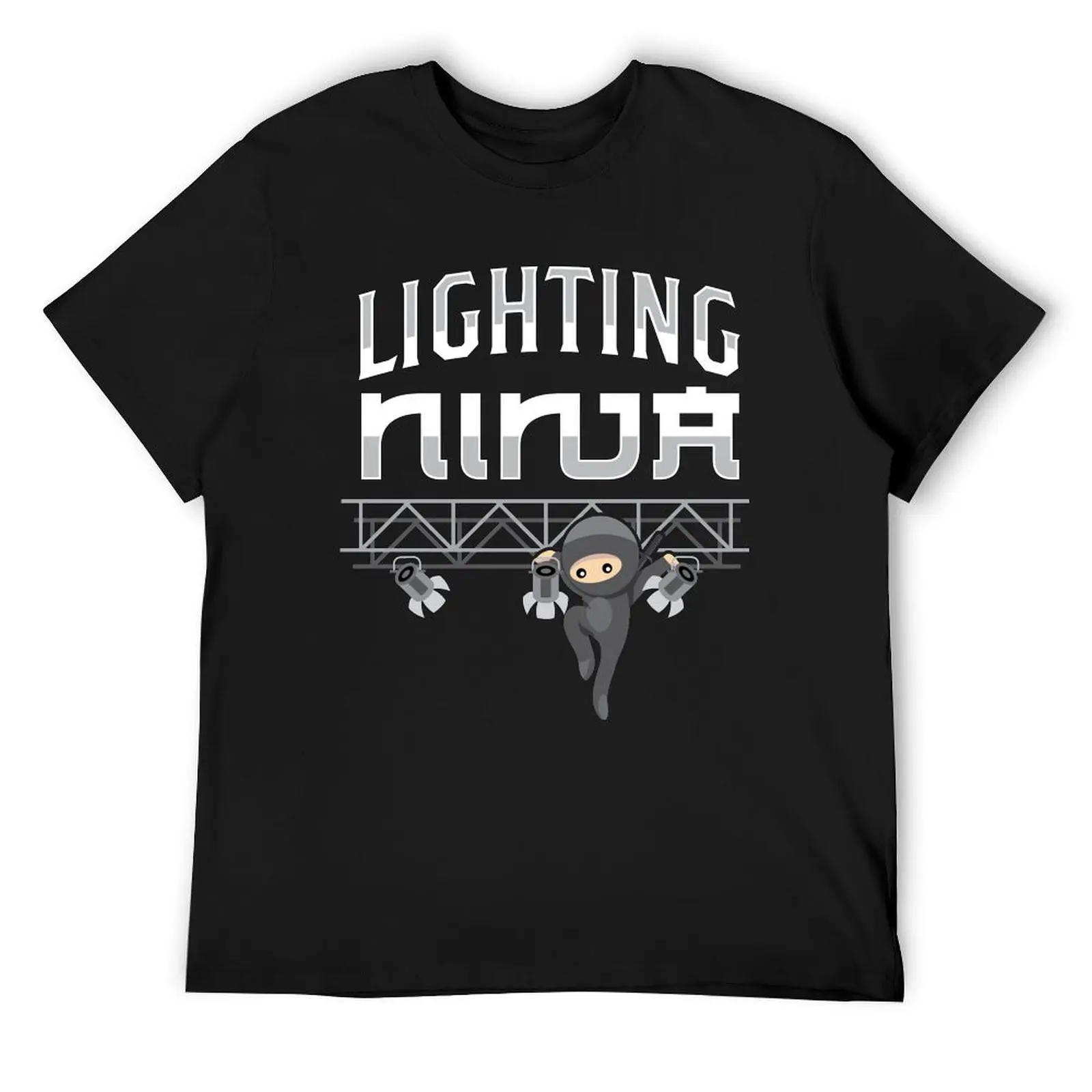 

Lighting Ninja Electric Lights Technician Crew Tech T-Shirt vintage anime shirt blue archive Louboutins Short sleeve tee men