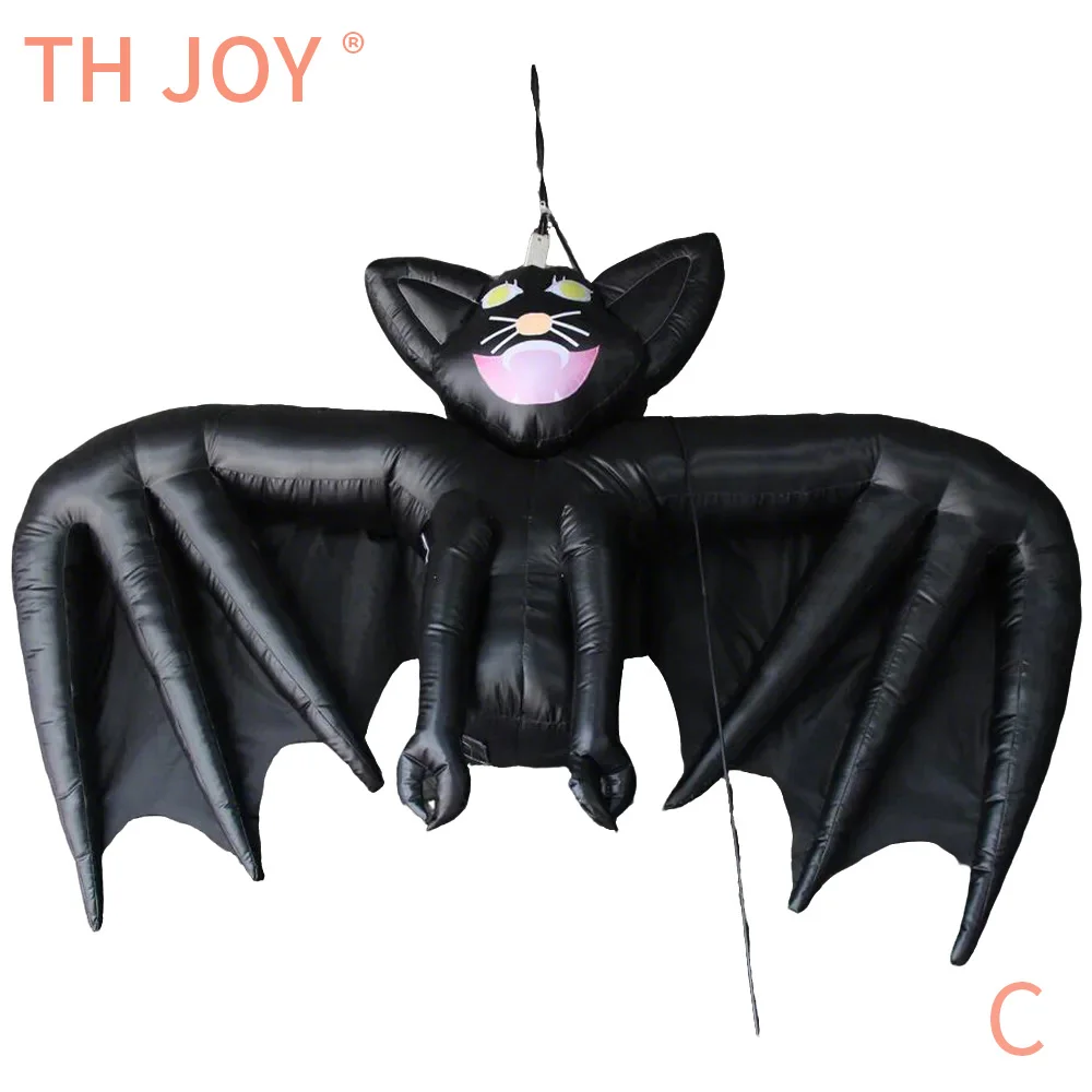 

Быстрый воздушный корабль до двери! Украшение на Хэллоуин. Модель надувной черной летучей мыши, индивидуальный надувной мультфильм летучей мыши для украшения.