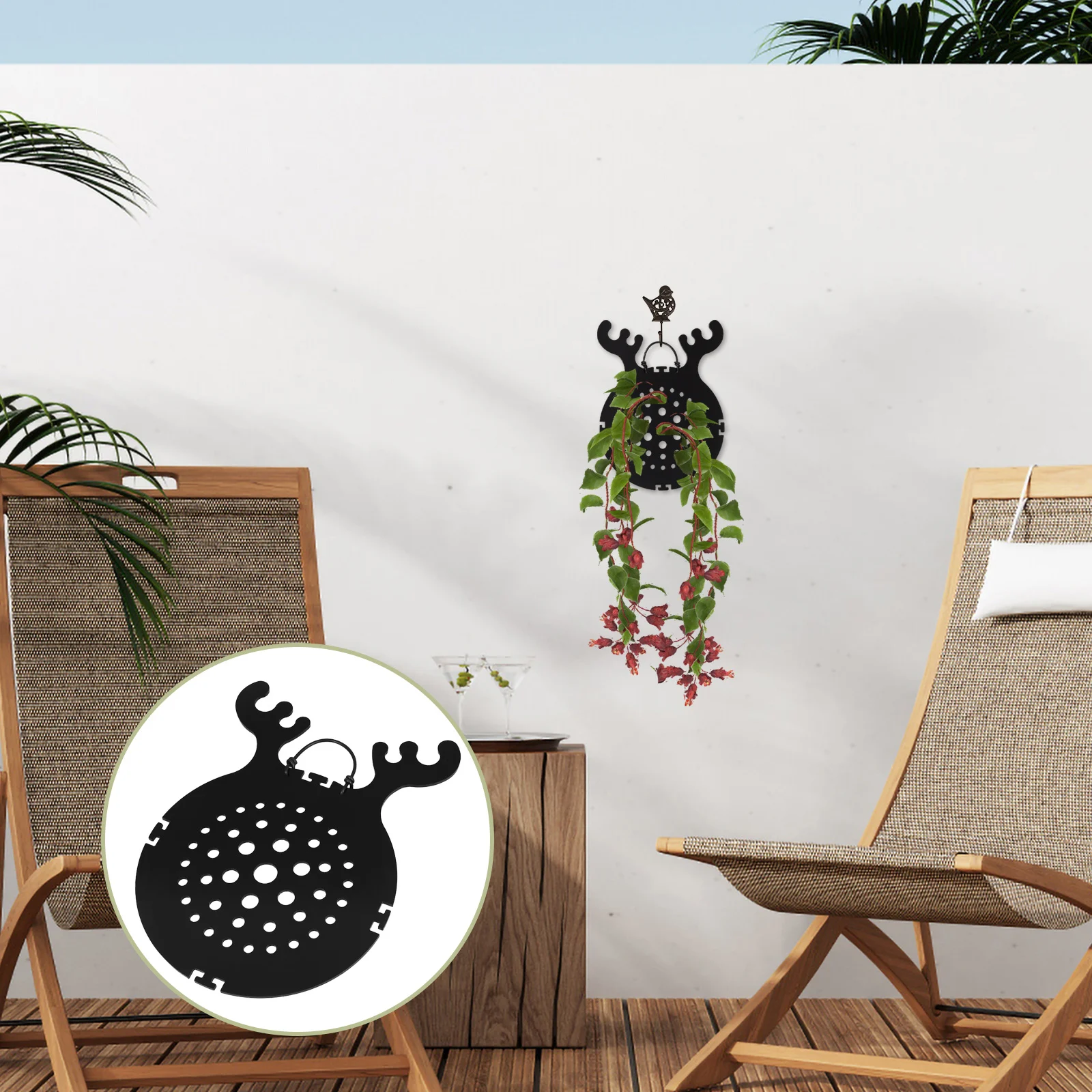 

1pc Staghorn Fern Planting Board Acrylic Antler Shape Mounting Board For Ferns Orchids Succulents Vertical Wall Garden Decor