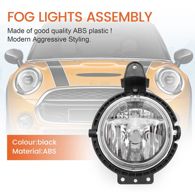 1X Front Bumper Fog Light Driving Lamps Cover For-BMW Mini Cooper R55 R56 R57 R58 R59 2006-2014 63172751295