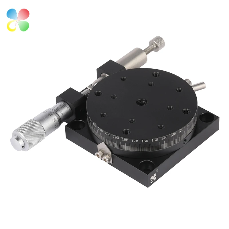 Durable JCR-60 Rotary Stage Manual Stage Diameter Rotation Stage With Micrometer Other Optics Instruments