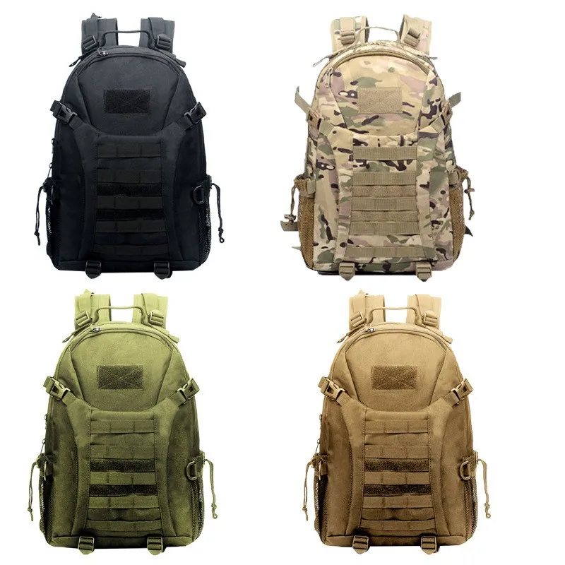 

Tactical Hiking Backpack Camping Rucksack with MOLLE System Large Capacity Oxford Waterproof Trekking Bag for Mountaineering