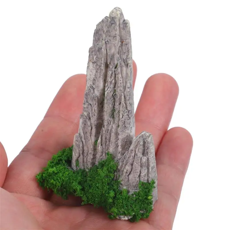 8Pcs Decor Micro Landscape Outdoor Garden Mini Rockery Ornament Delicate Mountain Statue Home Decoration Fish Tank Ornaments