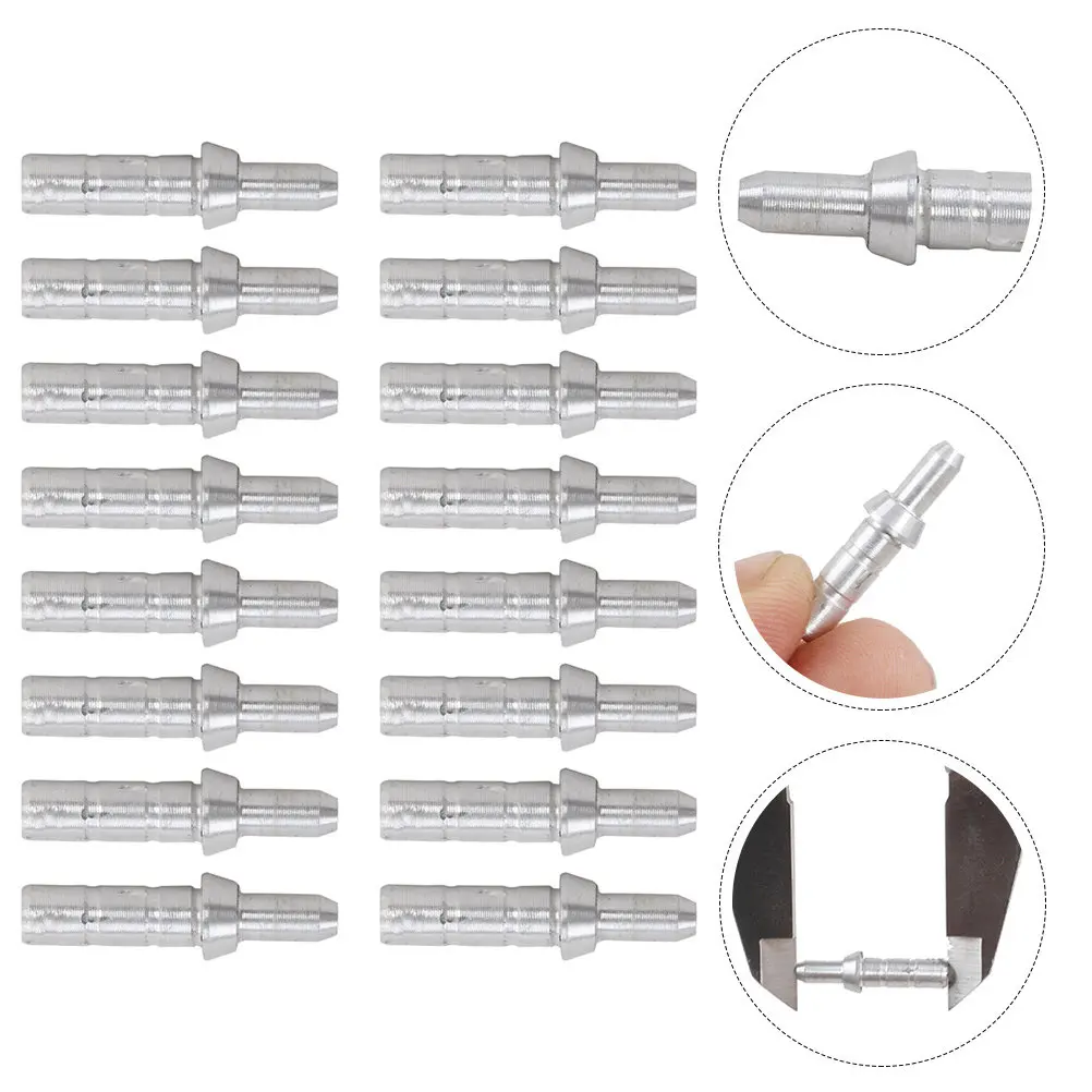 

40 шт. алюминиевых наконечников для стрел, аксессуары для охоты и тренировок с блочным луком