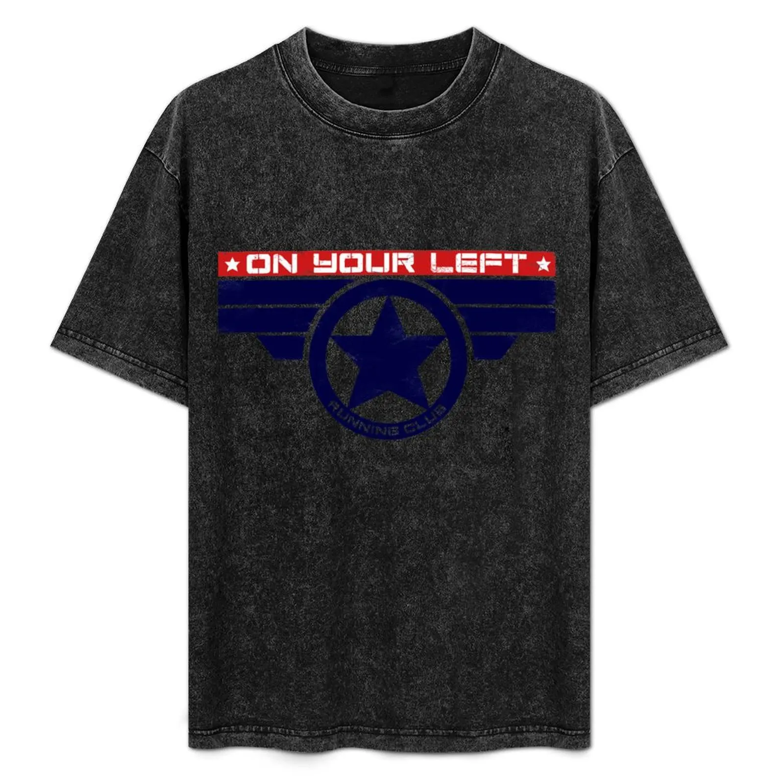 

On Your Left Running Club Hybrid T-Shirt Sporty Breathable Short Sleeve T-Shirt