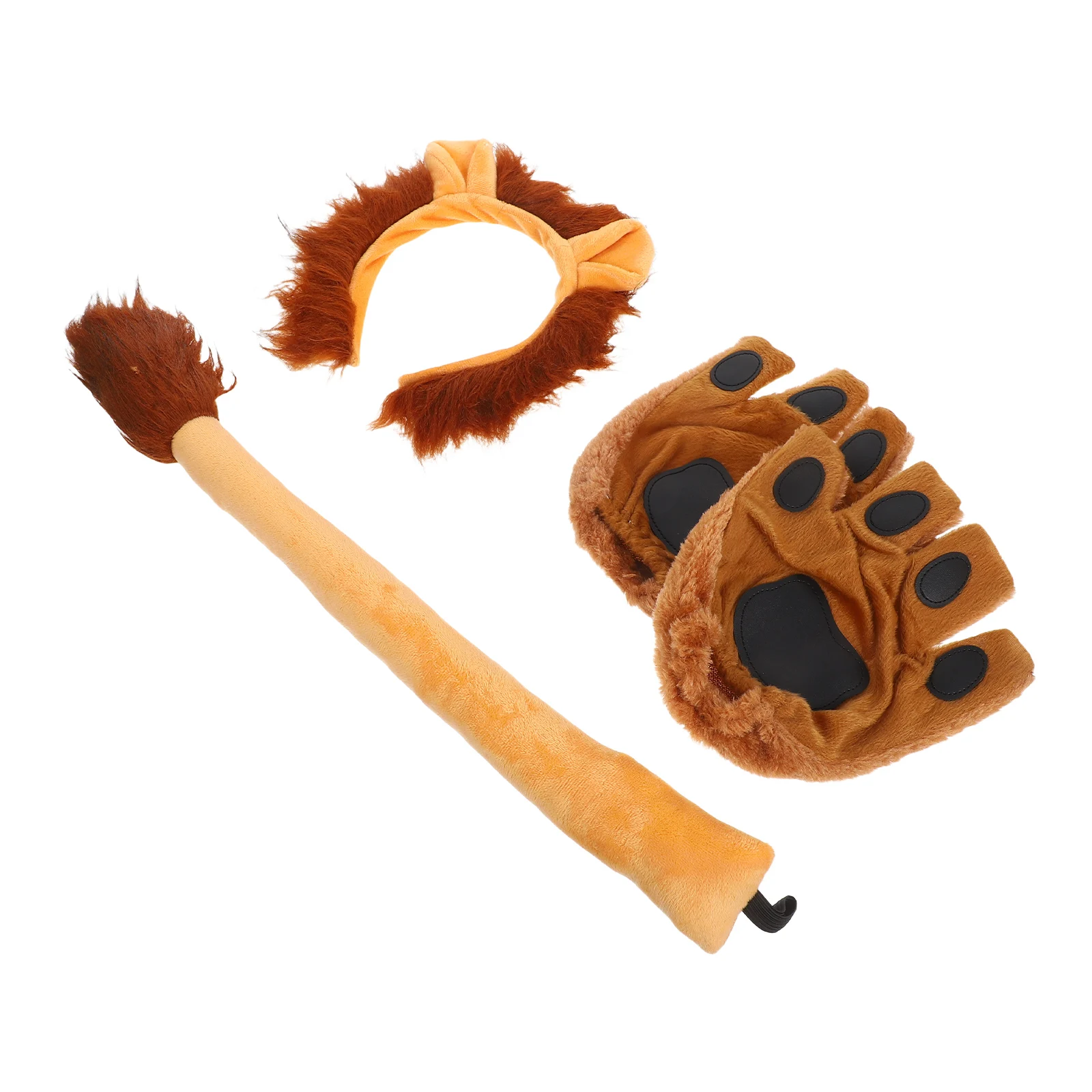 

Halloween Lion Dress Costume Kits Accessories Animal up Props Cosplay Yarn Birthday Party