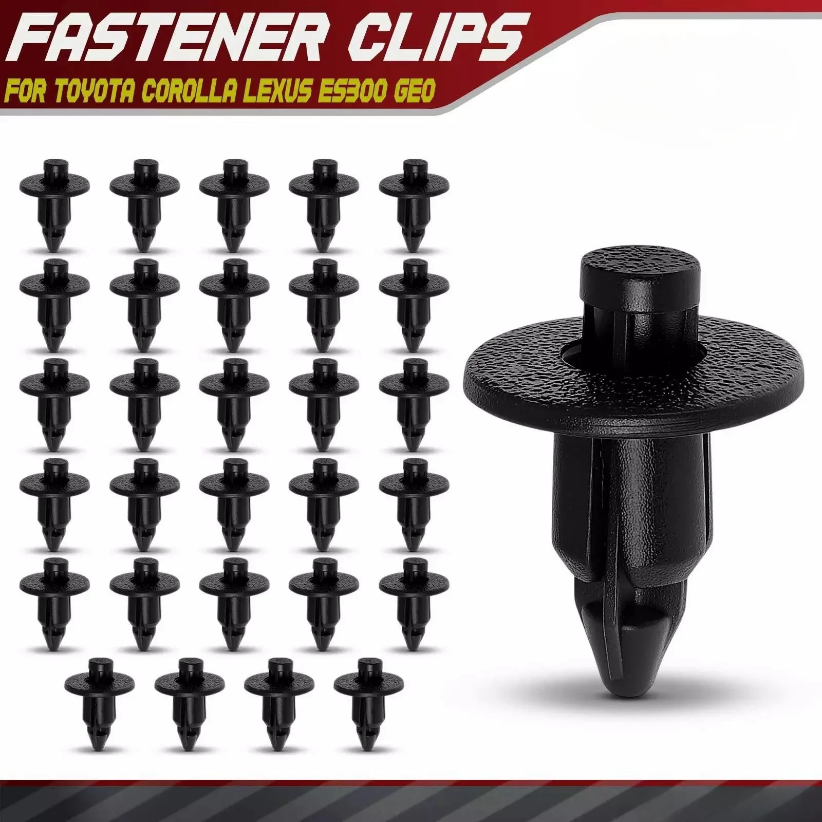 500pcs OEM Push Type Clips Door Trim Moulding Retainer Rivet For Toyota Corolla Lexus Geo For Mitsubishi For Suzuki MB475404