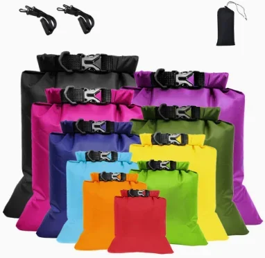 

8-Piece Set Waterproof Dry Bag with Shoulder Strap: Lightweight, Foldable & Large-Capacity for Swimming Storage