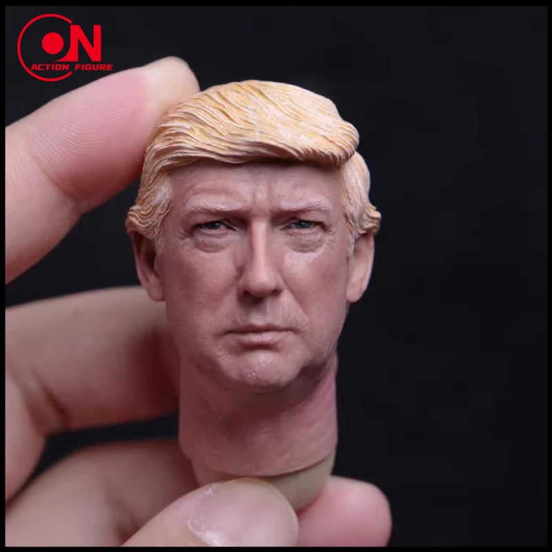 

1/6 Donald Trump Head Sculpt America President Head Carving Model Fit 12 inch Male Soldier Action Figure Body Dolls Toy