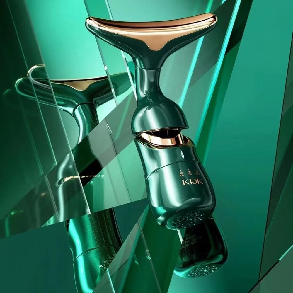 플라스틱 페이셜 리프팅 기기 피부 재생 3 in 1 목 얼굴 마사지기 눈 마사지 목 관리 피부 탄력 기기