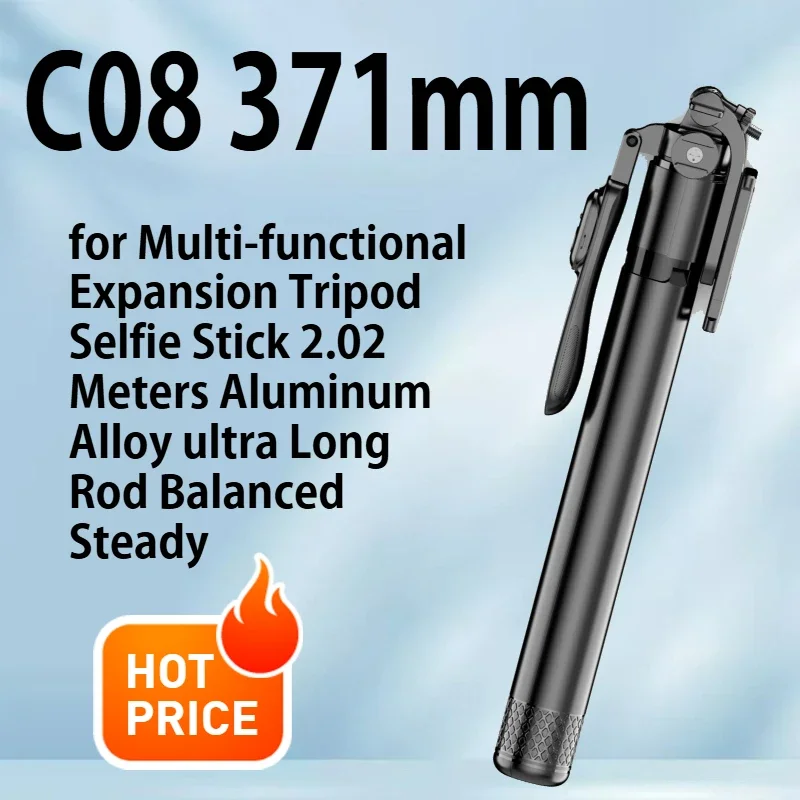 

C08 Selfie Stick Bluetooth Selfie Holder Anti shake and Scalable Phone Tripod Three in One Live Camera Stand