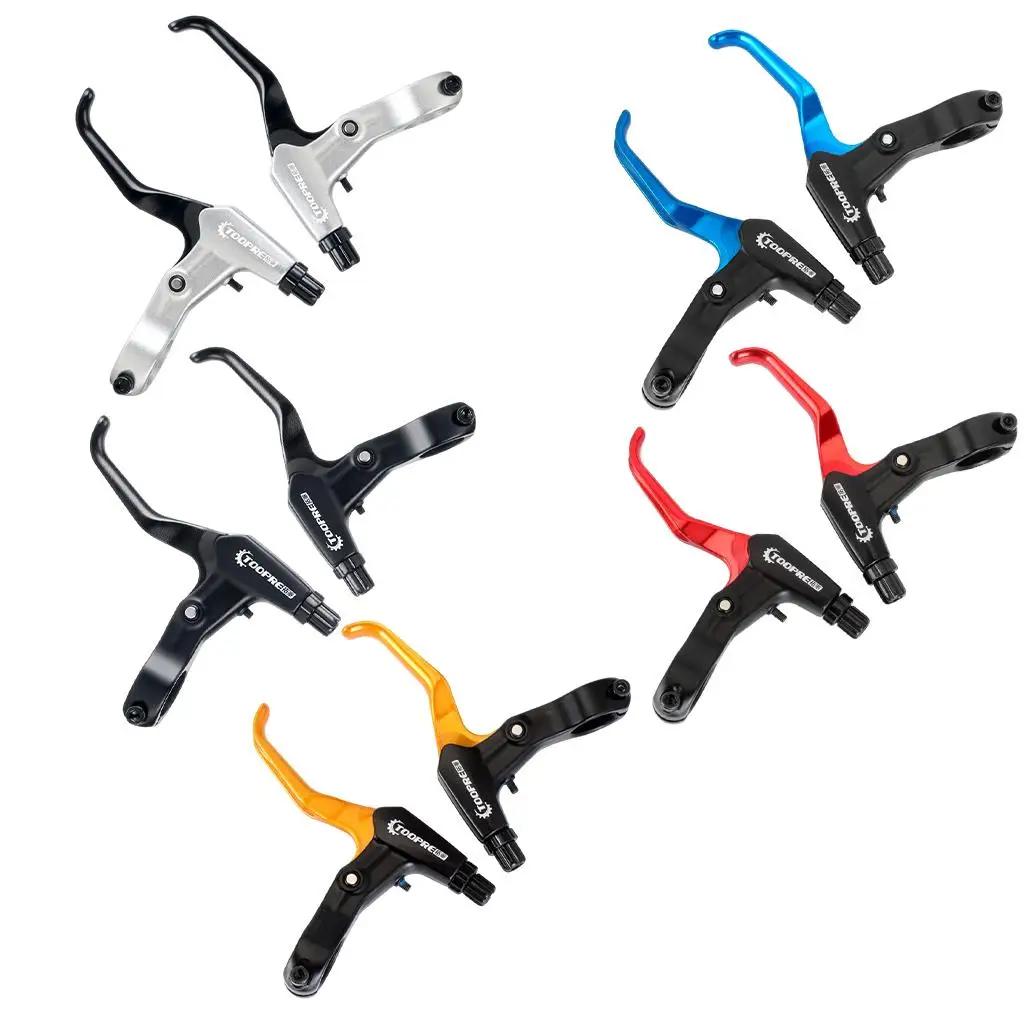 

Cycling Aluminum Brake Levers Set 22.3mm Lightweight Handles for Mountain Road Bike BMX Braking Accessories