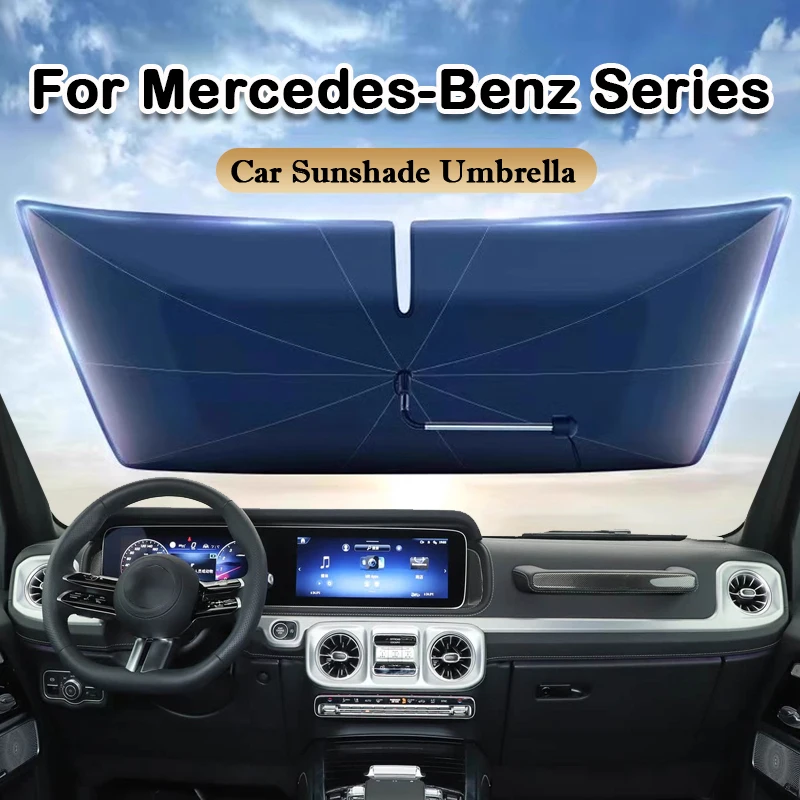

Car Windshield Sunshade Umbrella Front Window Interior UV Protector For Mercedes-benz A/C/E/G/V/R/M/S/Maybach S Class Vito Viano