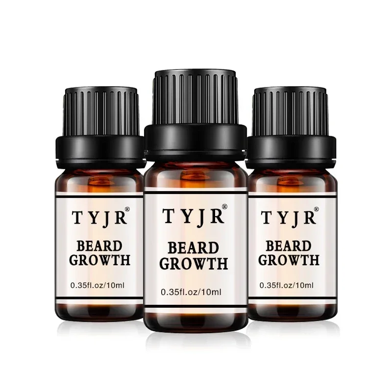 Men Beard Growth oil 10ml Moustache Treatment Liquid Beard Increase liquid Hair growth fluid Hair Care Essence Improves Hair