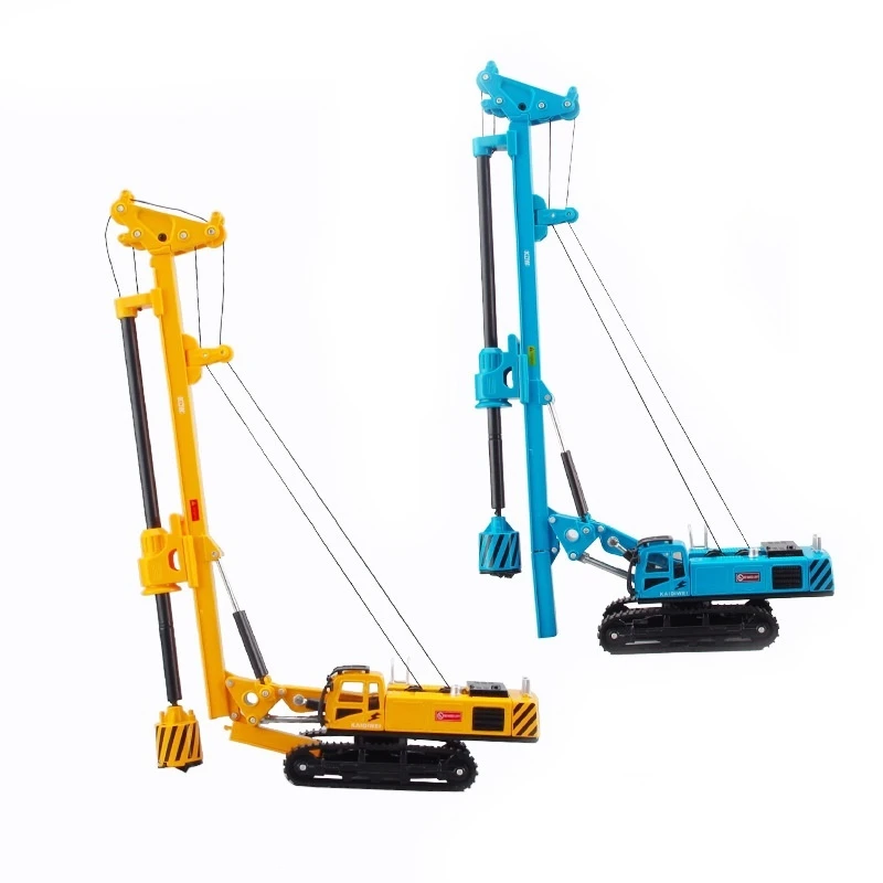 Engineering Vehicle Model, Simulated Rotary Drilling Rig Toy, Kids Construction Toy Car for Collection and Desktop Display 2026