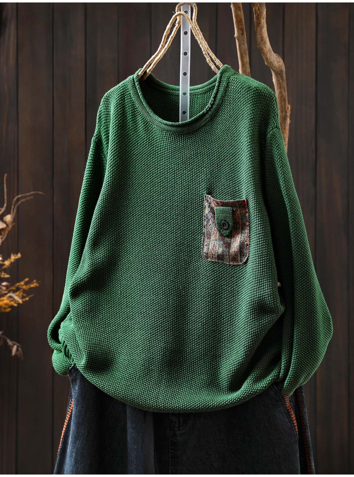 

Winter Korean Design Jumpers Womens Loose Fashion Green Sweaters & Pullovers Females Casual Big Size O Neck Knitted Pullover