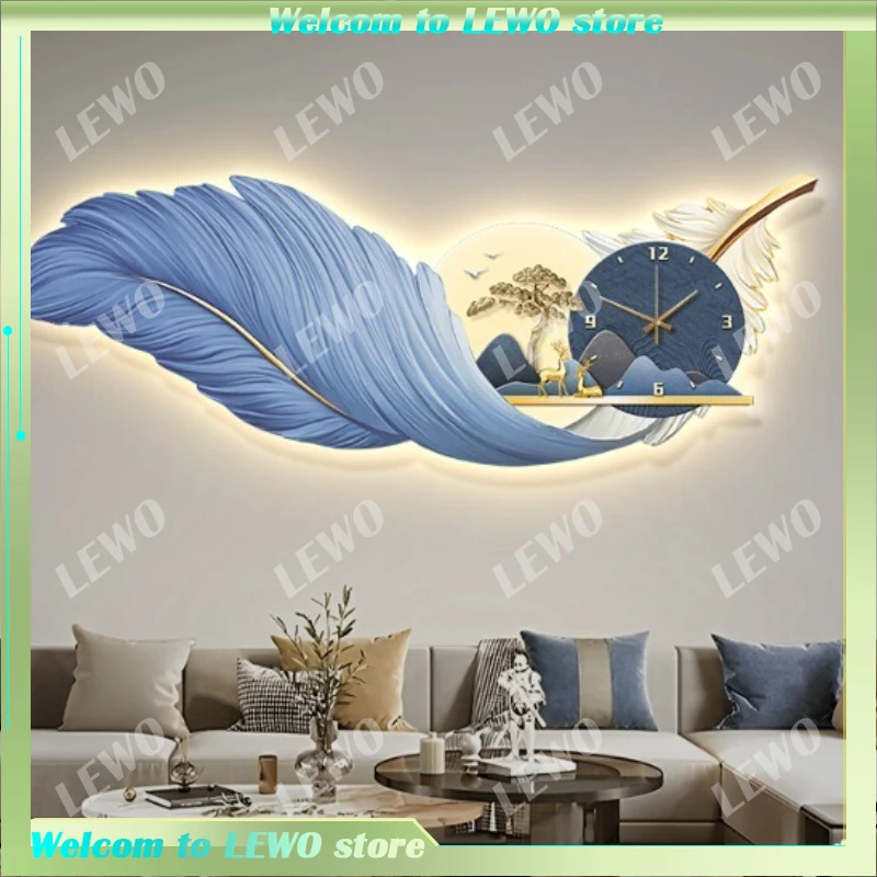 

Extra Large Clock Wall Led Bedroom Modern Luminous Wall Clock Home Design Decoracion Para El Hogar Living Room Furniture