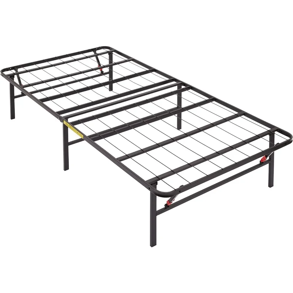 Foldable Metal Platform Bed Frame with Tool Free Setup, 14 Inches High, Sturdy Steel Frame, No Box Spring Needed