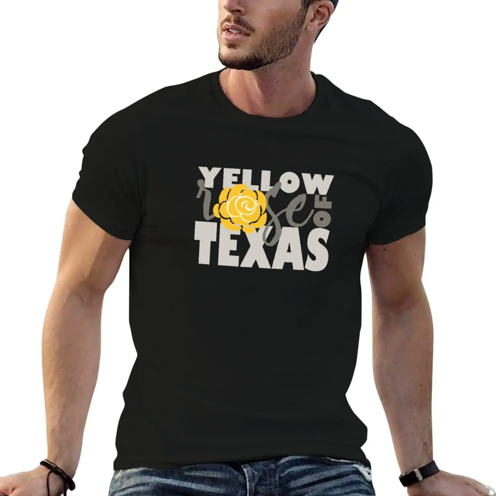 

Yellow Rose of Texas T-Shirt man tshirt cotton tshirt 100% t shirt man designer T-shirt