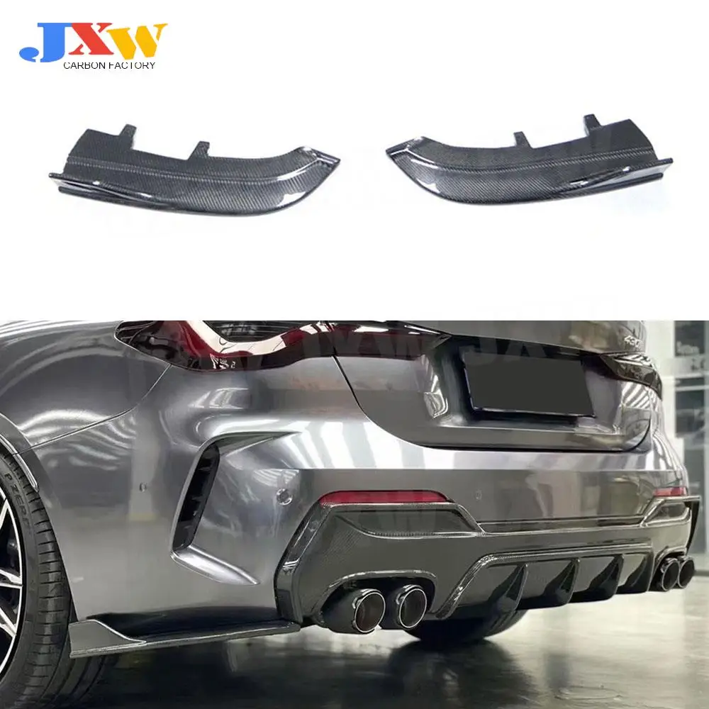 

Carbon Fiber Rear Bumper Splitters For BMW 4 Series G22 G23 2020+ MP Style FRP Rear Splitters Lip Flaps