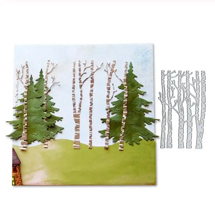 Bamboo sea wave grass Flowers leaves Metal Cutting Dies Scrapbooking Mold Knife Stencil Making DIY Craft Embossing heart Dies
