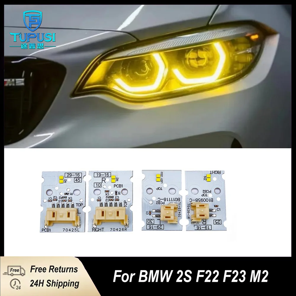 

Yellow DRL LED Chip for BMW 2 Series F22 F23 M2 2018 to 2020 Standard Headlight Low Spec LED Light Source Retrofit Upgrade Modul