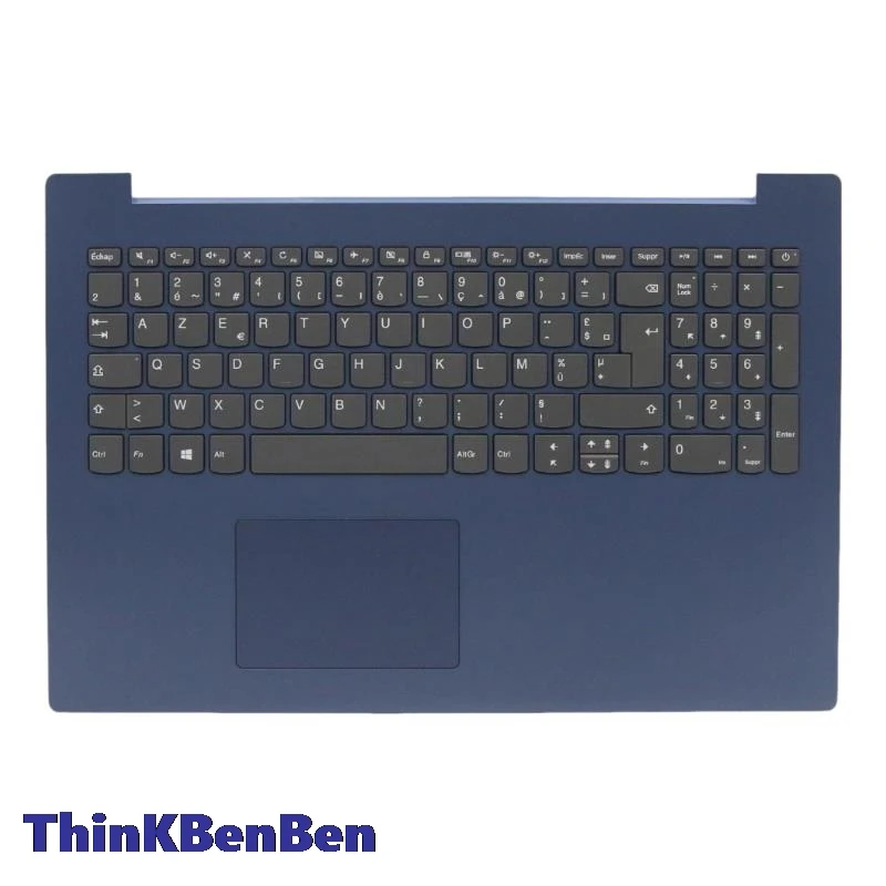 Funda superior para teclado francés FR, carcasa de reposamanos azul para Lenovo ideapad 330 15 IGM AST IKB 5CB0R16717