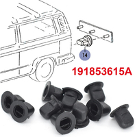 191853615A 10Pcs Car Badge Emblem Grommet Door Mirror Cover Wheel Arch Clip For VW Golf MK1 MK2 Golf MK2 Corrado Scirocco