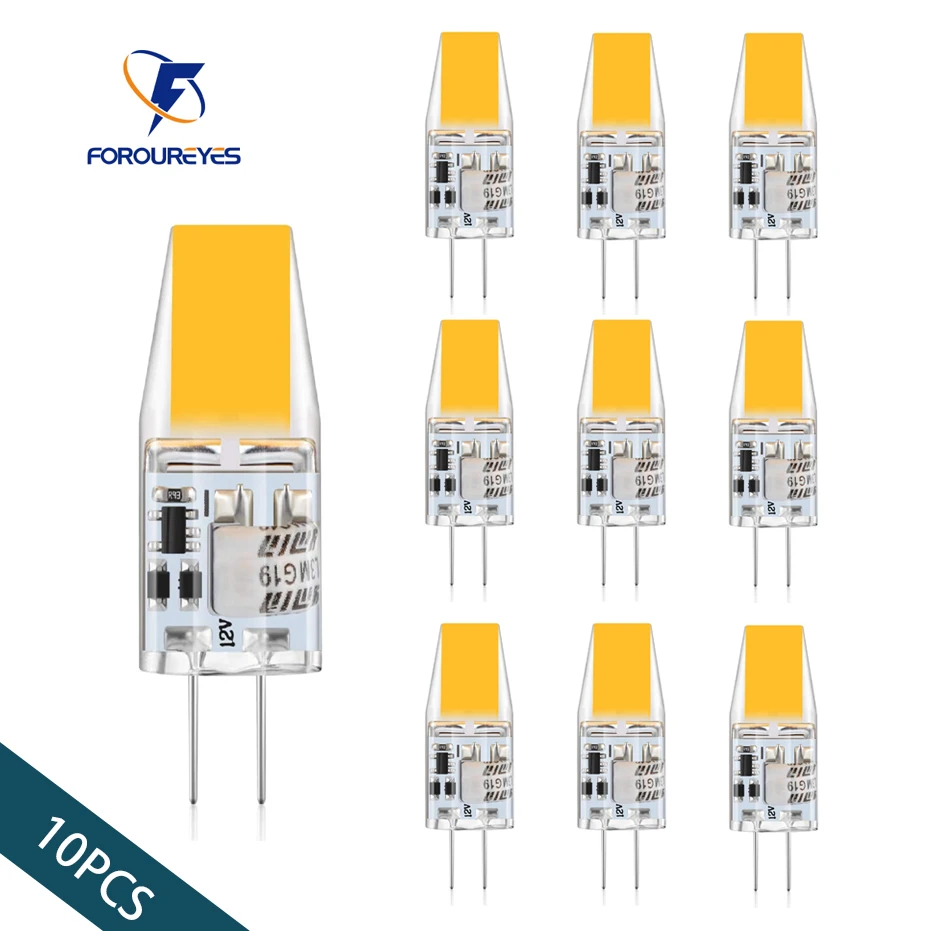 10Pcs Mini G4 Cob L…