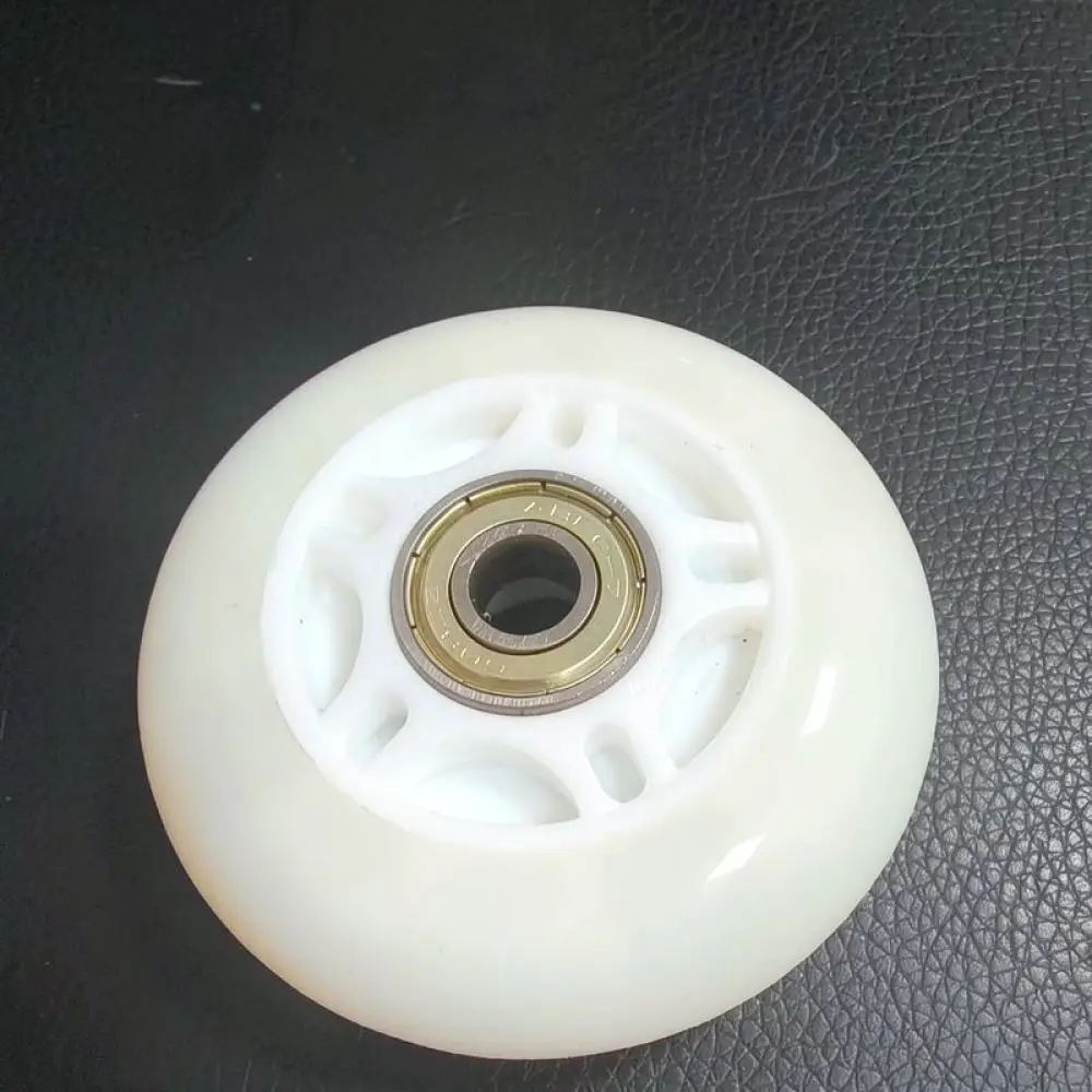Flashing Roller Skate Replacement Wheels Inline Skate Parts For BKUBA High Elastic PU Silent LED Light Skating Gear