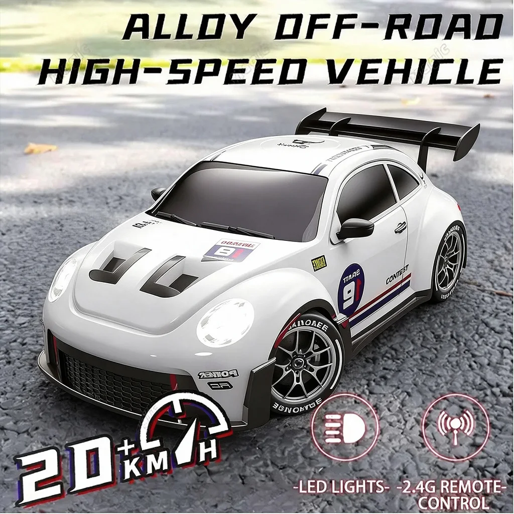 Rc Cars 1:24 4wd Drift Stunt Racing Rally Car 2.4g Electric Rc Car High Speed 20km/H Remote Control Car with LED Lights Kid Toys