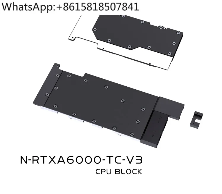 N-RTXA6000-TC-V3 graphics card water cooling head, all-metal structure A6000