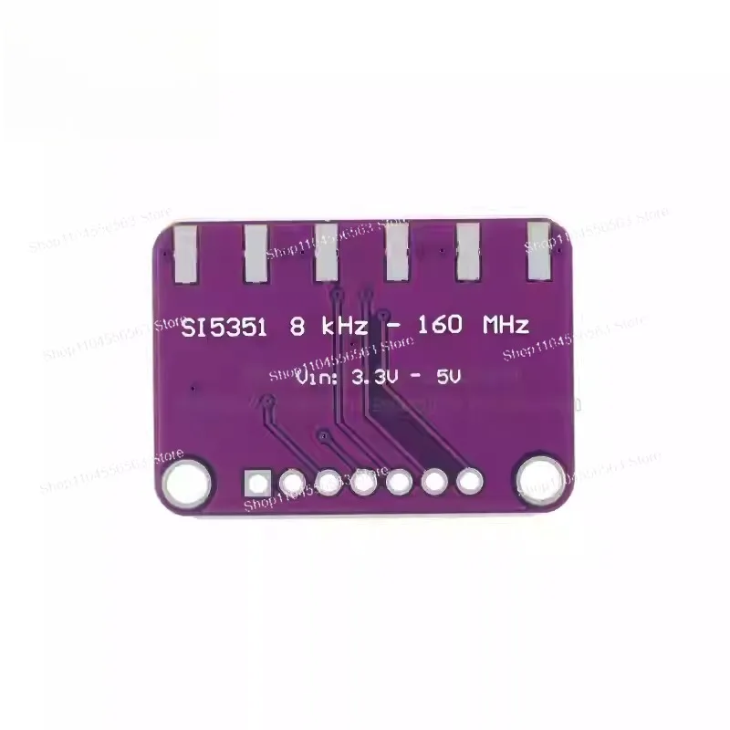 SI5351 Signal Generator, High-Frequency Square Wave Clock Source Module for Electronic Debugging